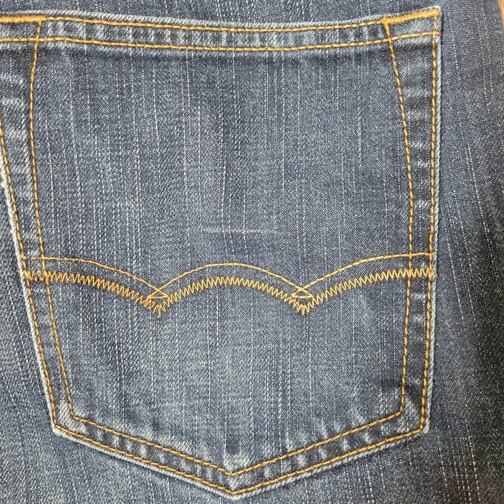 American Eagle Outfitters Dark Blue Straight Jeans Size 30X36 - Picture 3 of 9